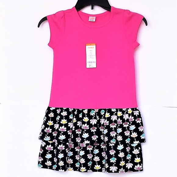 Gymboree Other - Gymboree Cotton Dress Girls 5/6 Pink S/S Comfy NWT